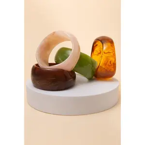 Ellie Acetate Resin Bangle Bracelet