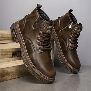 2024 Trendy Men's Boots - Versatile Retro Style, Waterproof & Durable, Perfect for Hiking & Outdoor Activities