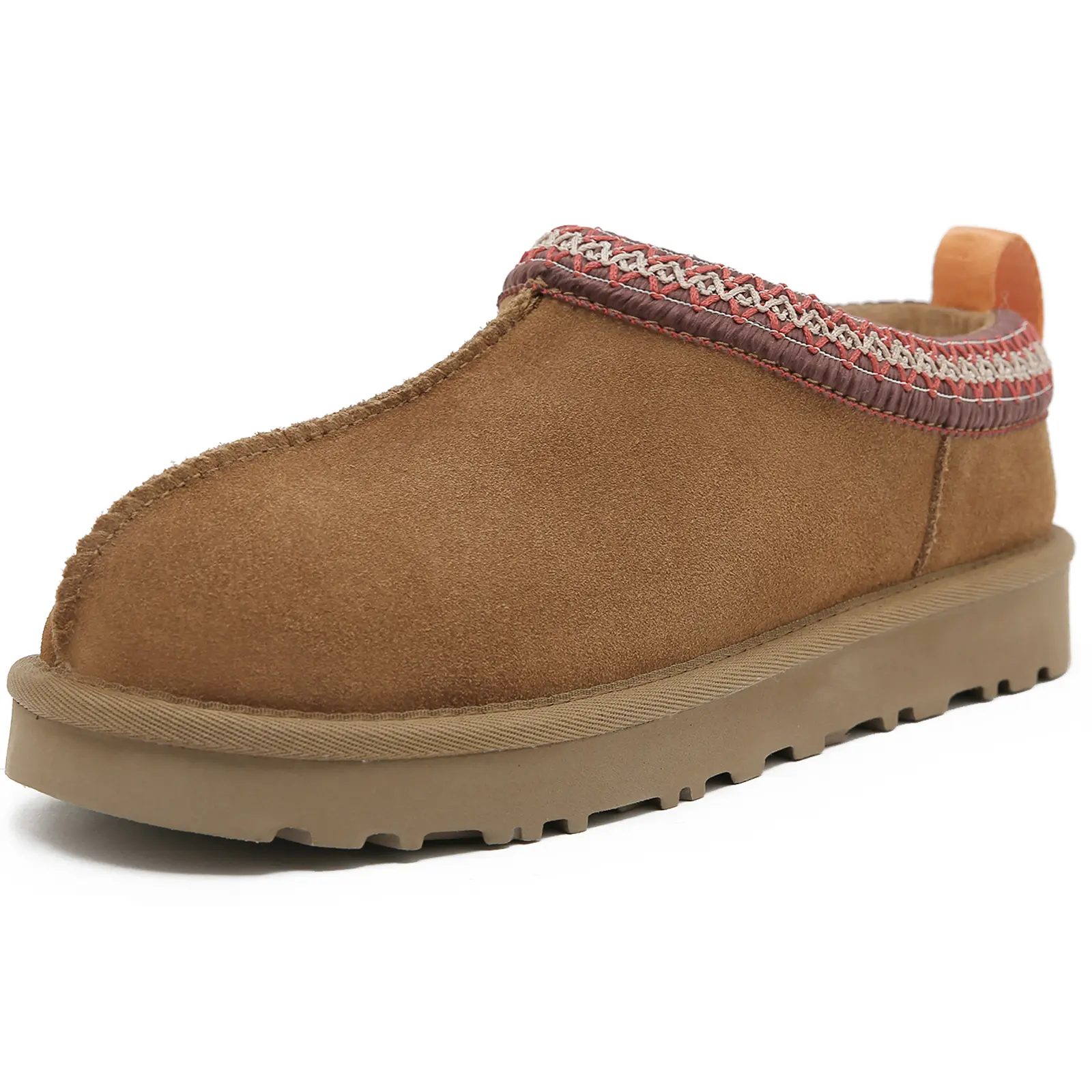 100% Australian Womens Slippers Indoor-Outdoor:  Merino Wool Lined with Memory Foam Cozy House Shoes - Slip on Waterproof Winter Suede Clogs with Strap - Holiday Gift Girl Footwear Girl Footwear Flipflop Slide Decor Dance Chestnut