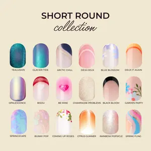 Kleo Kolor Short Round Collection Press-On Gel Nails