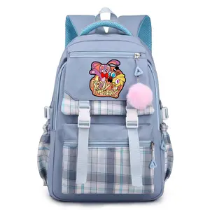 FNAF Backpack Waterproof and Durable Daypack have Multiple Pockets Large Capacity Backpacks for Business Travel Sports or Others - Blue
