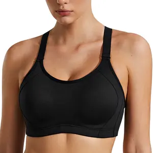 Wingslove Solid Adjustable Criss Cross Backless Padded Bra Women's Comfort Wireless Unlined T-Shirt Sports Bra Womenswear Back-to-School Clothing