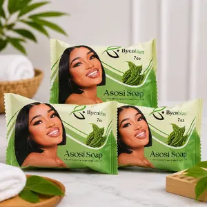 Byenblan Asosi Face & Body Soap, 3-Piece Set for Daily Cleansing