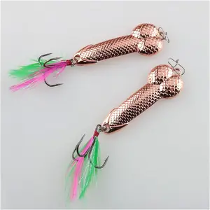 2Pcs Fishing Jigs Spoon Fishing Lures Metal Jig Lure Crank Bait Casting Sinker Spoons Spinner Baits Nickel Treble Hooks for Bass Trout Walleye Catfish Freshwater Saltwater