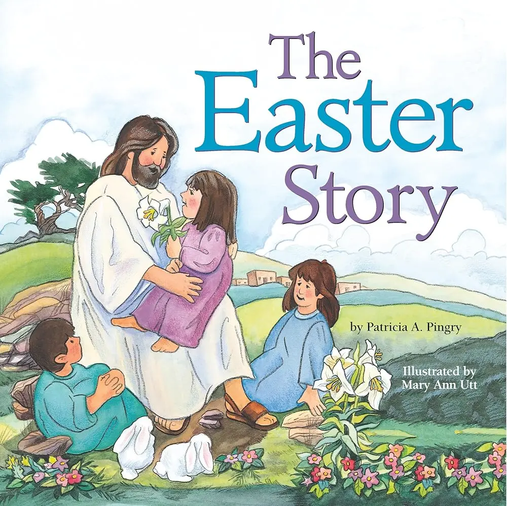 Illustrated Easter Story Boardbook - Children's Literature & Art Book with Crucifixion Themes, Resurrection Themes, Gospel Teachings, Kids' Gift for Friends