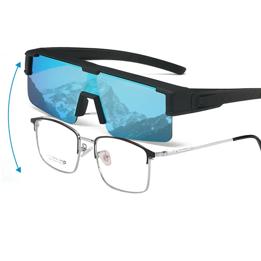 Fit Over Glasses Sunglasses for Driving Cycling Outdoors UV Protection Amazon.com: ROCKBROS Polarized Fit Over Glasses Sunglasses  main image 4