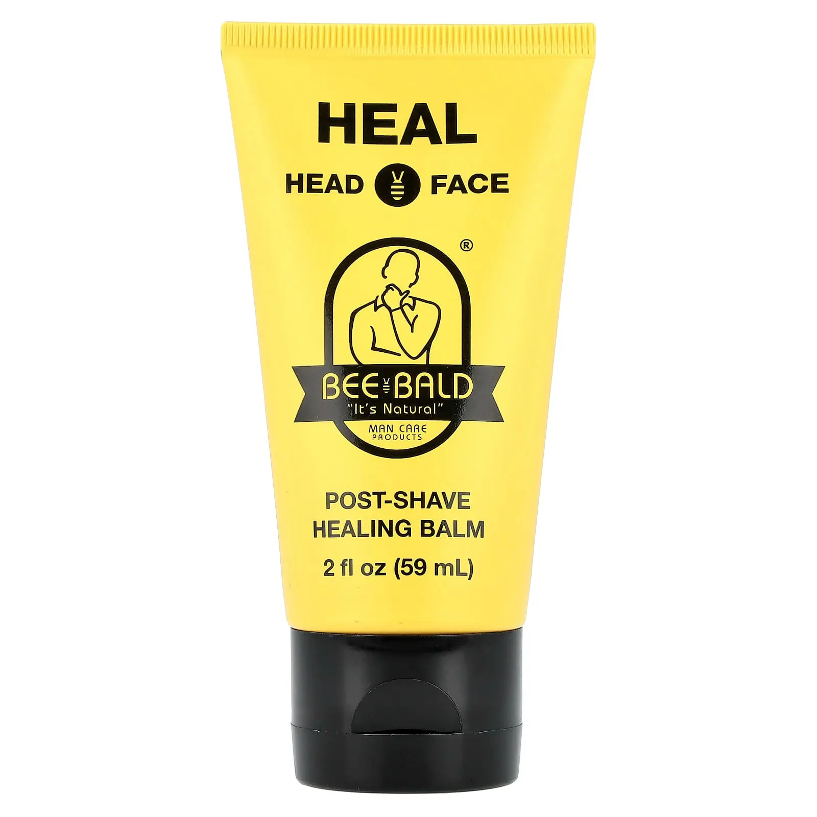 Bee Bald Heal Head & Face, Post-Shave Healing Balm, 2 fl oz (59 ml) Bee Bald Heal Head & Face, Post-Shave Healing Balm, 2 fl oz (59 ml)