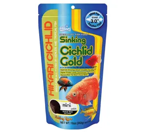 Hikari 12-Ounce Sinking Cichlid Gold Pellets for Pets, Mini