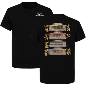 Squarebody Evolution T-Shirt, Chevrolet Front Grille Generations Graphic Tee, Classic Chevy Truck Heritage Shirt