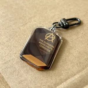 The Dungeon Anarchists Cookbook Acrylic Keychain