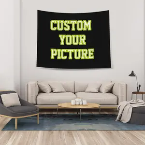Custom Tapestry Upload Images Banners and Signs Customize For Bedroom 37 * 29 inch Horizontal