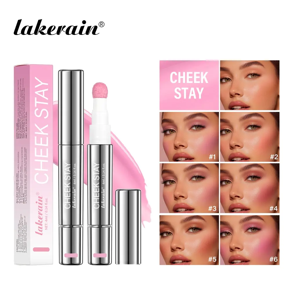 Long-lasting Liquid Blush Set, Cheek Makeup Duo, 2 Counts Waterproof & Sweatproof Blush, Hydrating & Blendable with Sponge Tip Applicator, for Natural Flush & Radiant Glow, Perfect for Daily Face Makeup, 6 Vibrant Shades, Cosmetics
