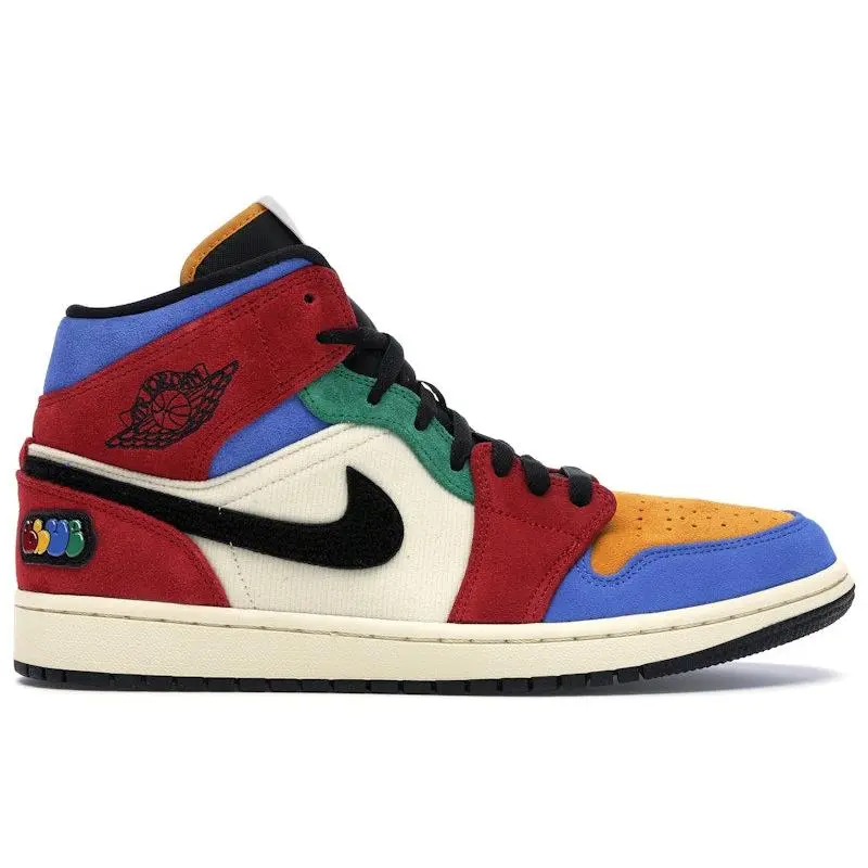 Jordan Men's 1 Mid SE Fearless Blue the Great, from StockX
