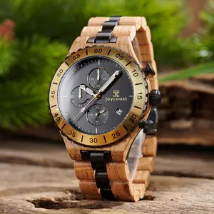 Olympus Zebrawood Chronograph Watch