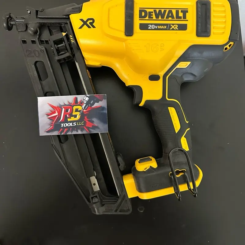 DEWALT 20V MAX XR Lithium-Ion Electric Cordless 16-Gauge Angled Finishing Nailer (Tool Only)