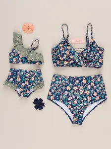 Mom & Me Ditsy Wildflowers Ruffle Swimsuit