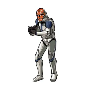 Star Wars Clone Wars Clone Trooper FiGPiN Enamel Pin #574