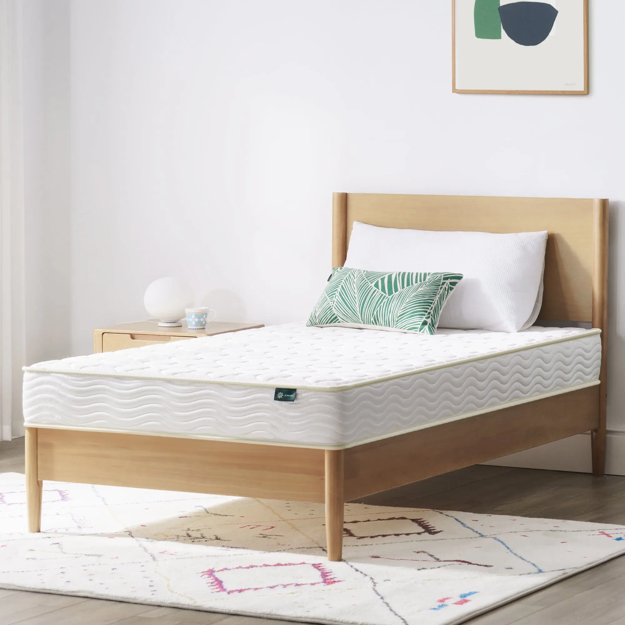 Zinus 6" Core Comfort Tight Top Bonnell Innerspring Mattress Twin 6''
