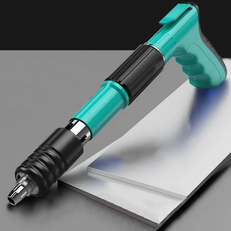 Handheld Steel Nail-Gun, 1 Set Concrete Wall Nailing Tool, Wall Repair Tool, Decorative Tool, Home Improvement Tool Set with Toolbox