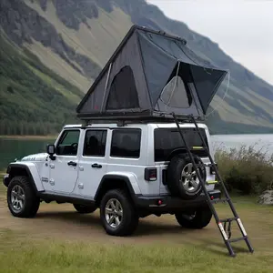 VEVOR Rooftop Tent Hard Shell, Naturnest Rooftop Tent Hardshell for 2 - 3 Person, Hard Shell Roof Top Tent with Telescopic Ladder Thick Mattress, Waterproof Windproof for Jeep SUV Van Pickup TruckVEVOR Super Brand Day