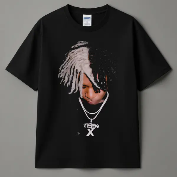 Ken Carson Face T-shirt - Hip-Hop Streetwear Music Lover Apparel - Vintage Graphic Tee Unisex S-3XL - Menswear & Womenswear Tops - Cotton Crewneck Shortsleeve Printed Streetwear