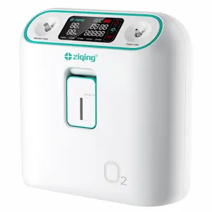 Ziqing Portable Oxygen Generator 2L O2 System 93% Purity for Home Use Compact & Efficient Air Purifier