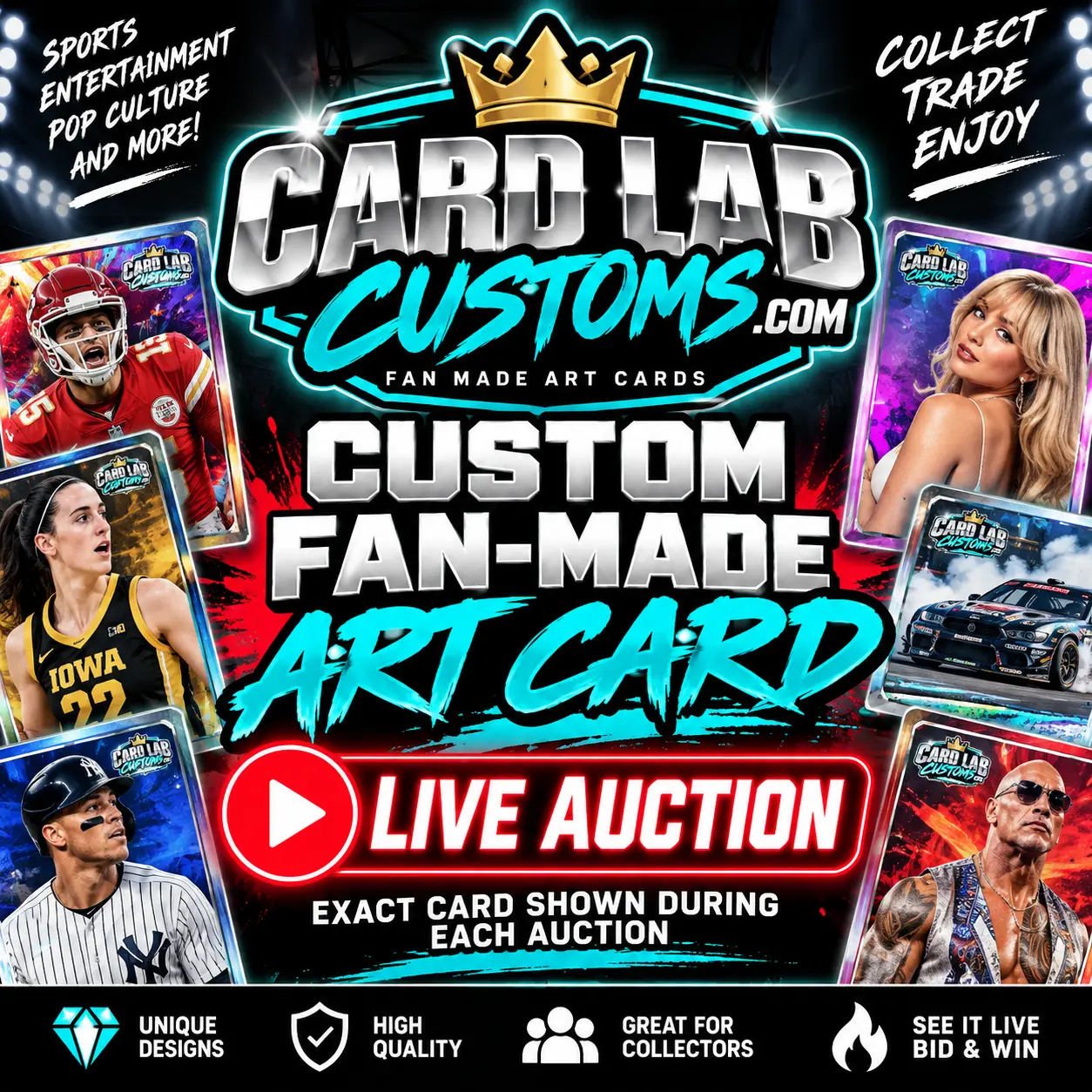 Custom Fan Made Art Card