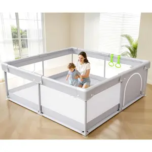 Baby Playpen, Small Play Pen,Toddler Playpen for Apartment,Play Yard,Activity Fence, Extra Large Baby Playard