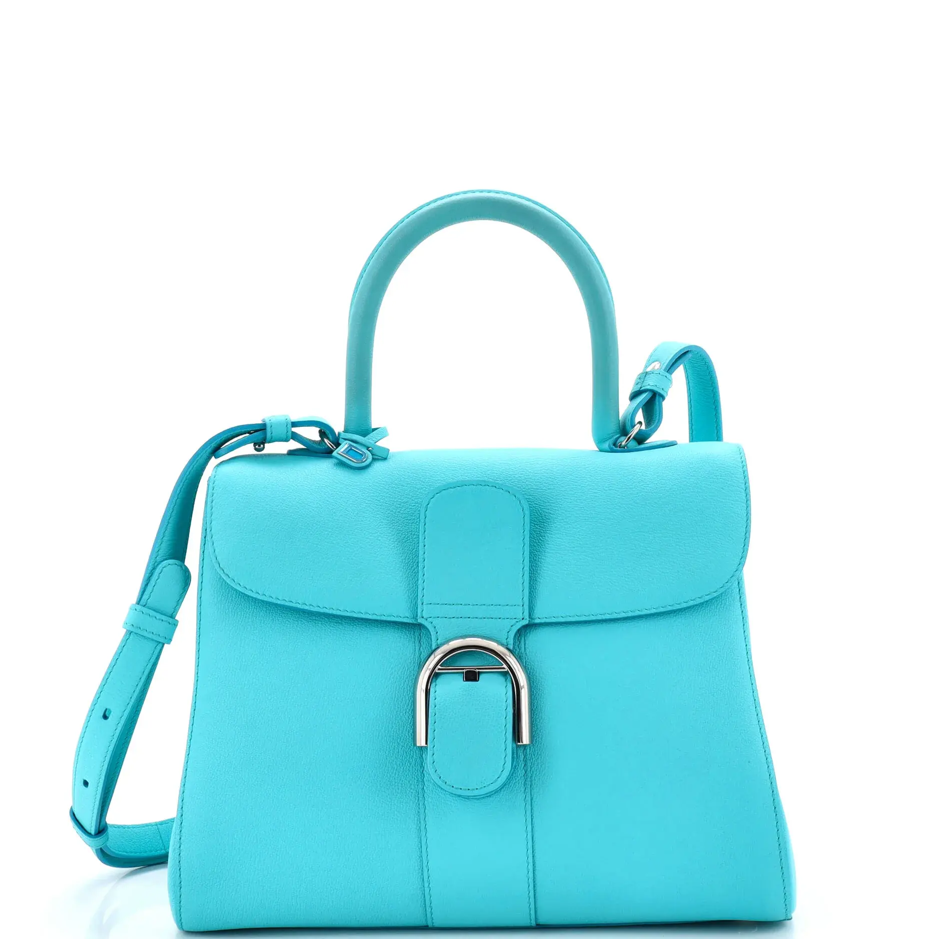 Pre-owned Leather Shoulder Bags Delvaux Brillant Top Handle Bag MM by Rebag