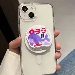 Kpop Phonegrip Arirang Purple Whale Bangtn, Kpop Laptop Glitter Phoneholder