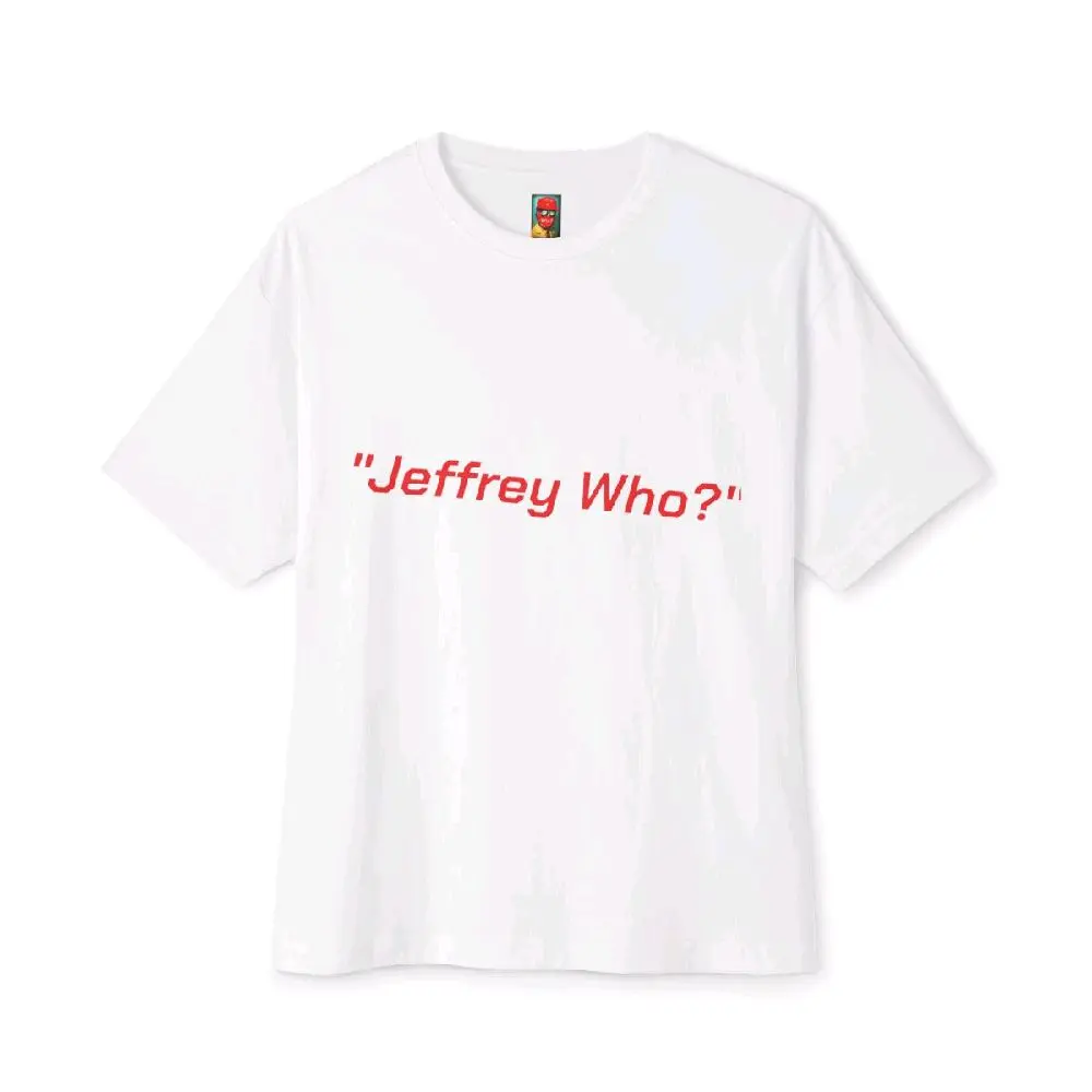 Anti PDF File Jeffrey Who? Shirt Drain the Swamp in Comfort White, Black, And Grey long torso T-Shirt Womenswear