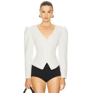 For Love & Lemons Kristen Blazer in Cream