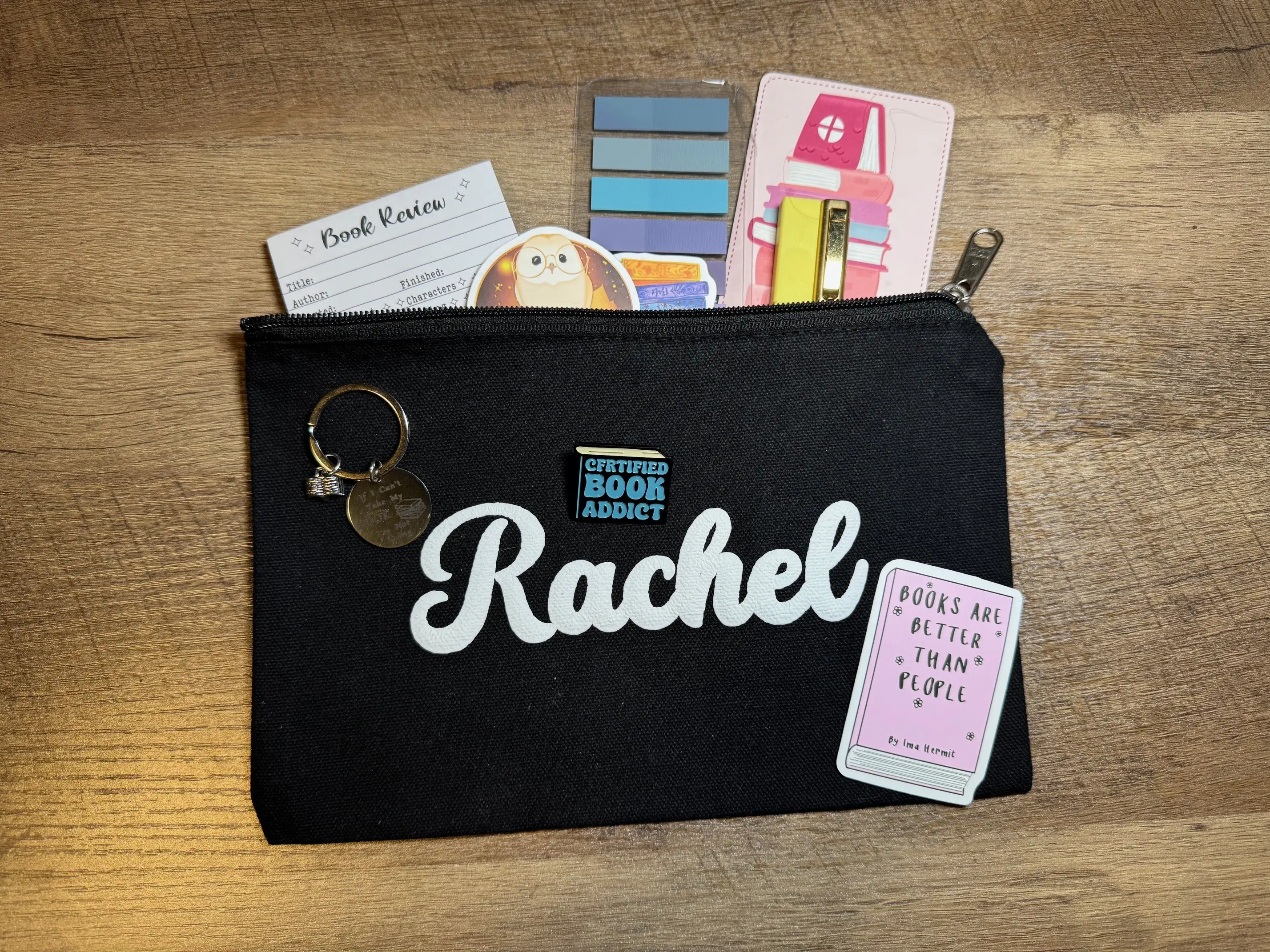 Personalized Canvas Bag - Customizable Name for Casual Use - Durable & Stylish Storage Solution