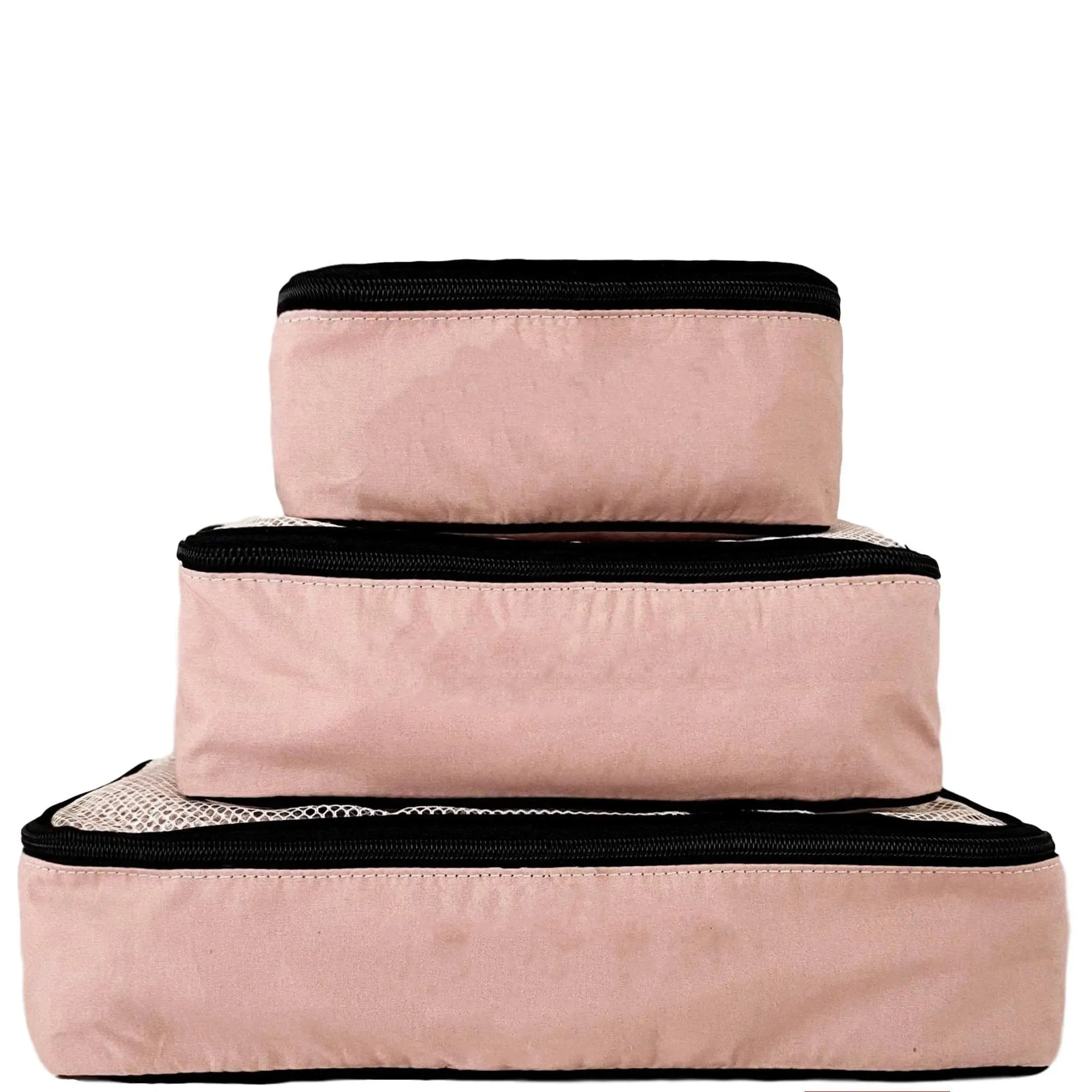 Personalized Packing Cubes, 3-pack – Pink/Blush
