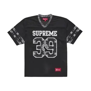 Supreme Men's Bandana Football Jersey Black, from StockX