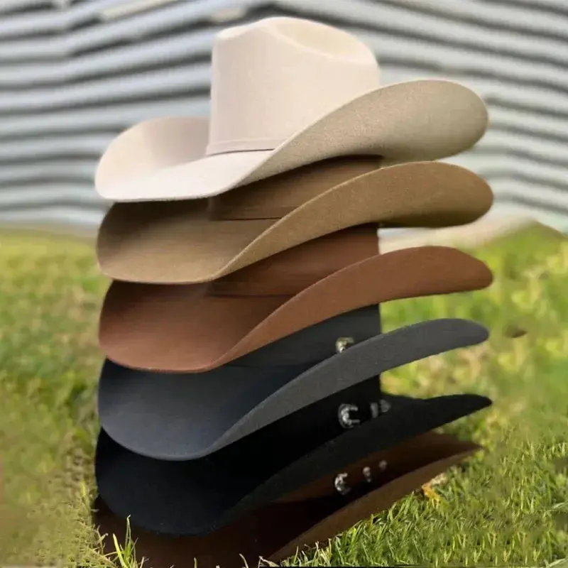 100% Wool/Felt Cowboy Hats (4 Colors)