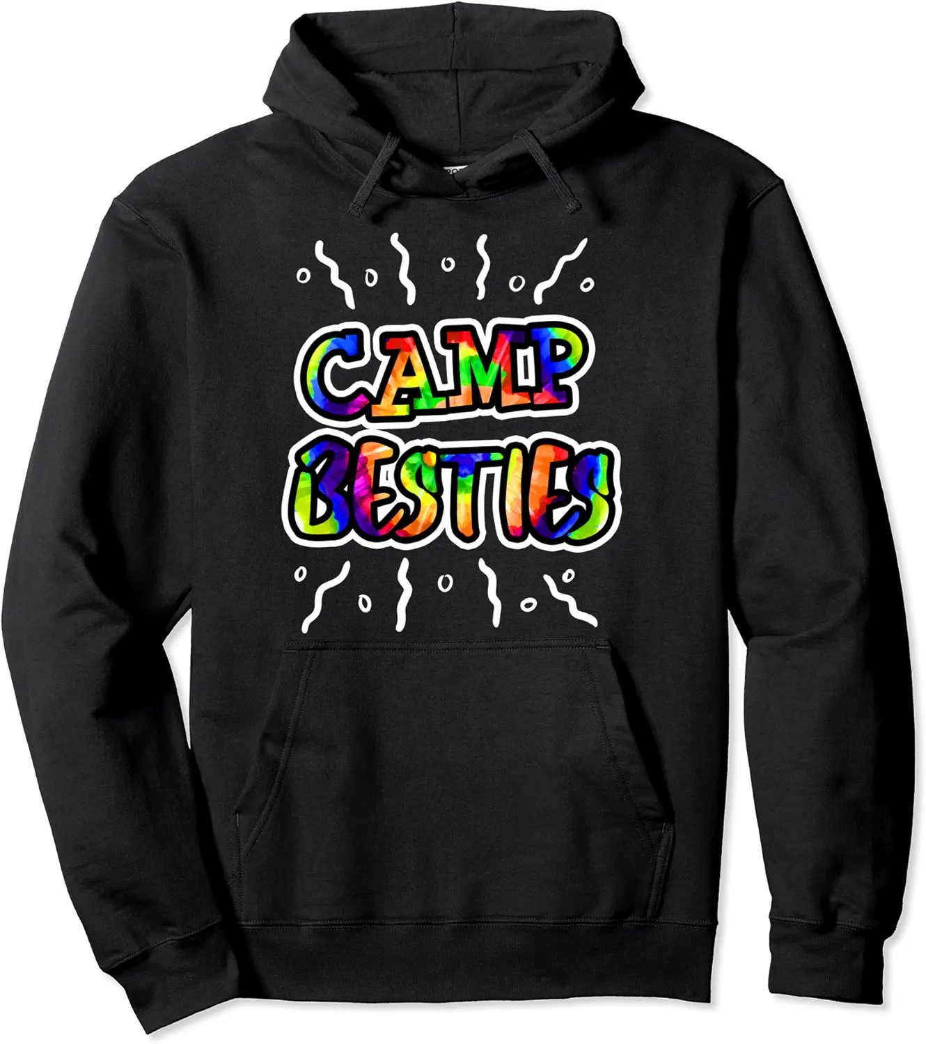 Camp Besties Tie Dye Best Friend Summer Camping Girls Teens Pullover Hoodie - Keithhodges Shop 66B07VQJQ9Q8