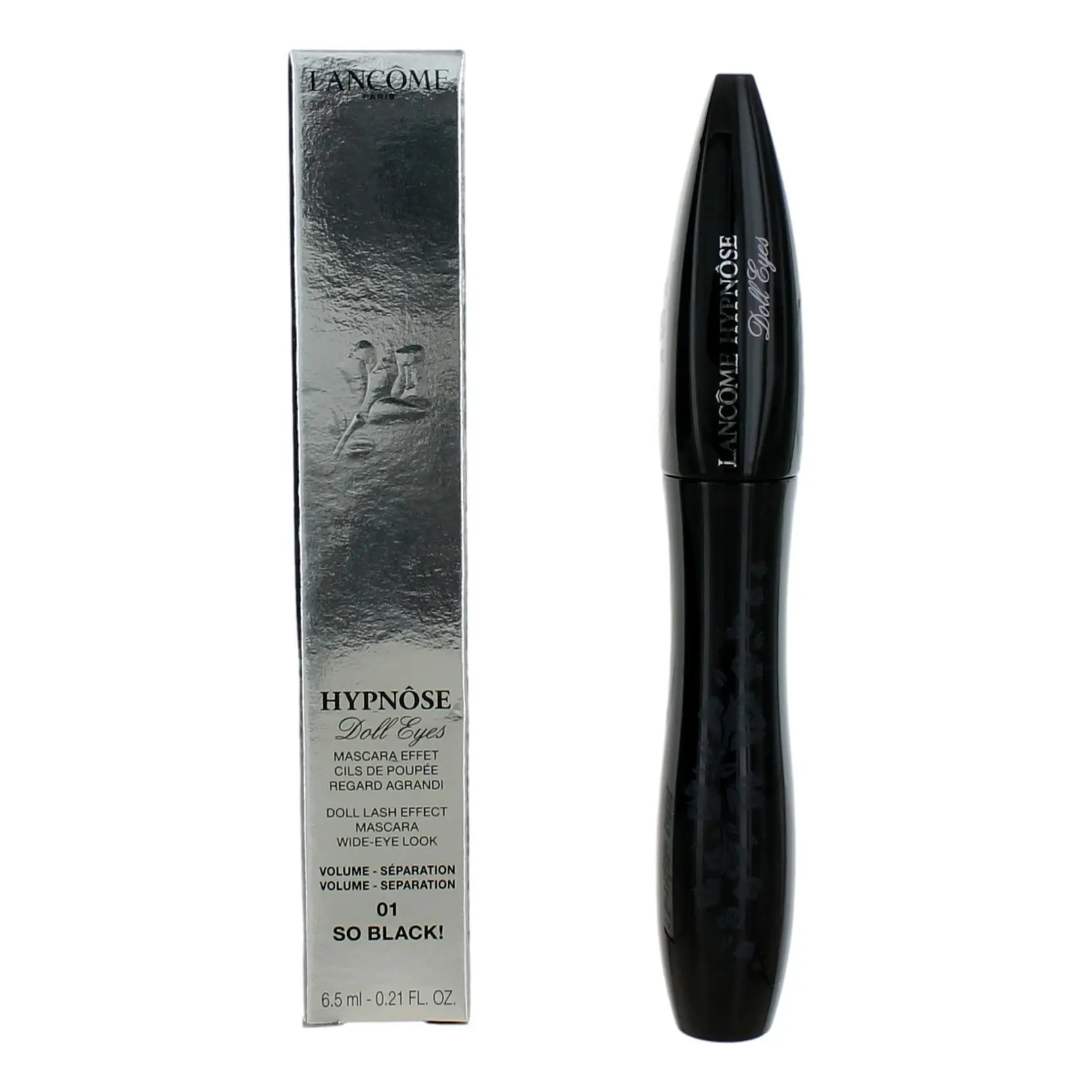 Lancome Hypnose Doll Eyes Mascara - 01 So Black!, 0.21 fl oz Makeup for Doll Lash Look & Enhanced Lash Definition
