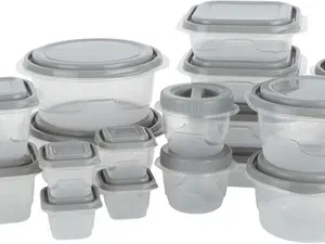 40-Piece Airtight Food Storage Container Set with Lids – BPA-Free Meal Prep Containers, Stackable Kitchen Organization & Pantry Storage Containers for Leftovers, Snacks & Food Prep