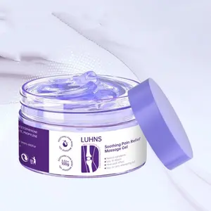 joint pain gel、purple gel、body care lotion rapidrelief muscle therapy gel、Treatment HealthcareTherapeutic Solution-Soothes knees,lumbar,neck,hands,and feet.