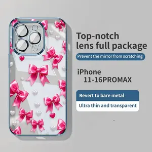 Phone cases compatible with iPhone 11 case, 15 Pro Max, 16 case, 14, 13, 12, soft edge TPU shell with camera protector and clear back Cover Protection