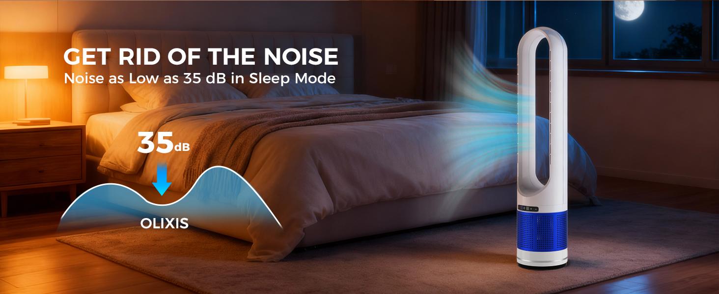 Bladeless Tower Fan ,80° Oscillation Quiet Cooling Fan with 8 Speeds, 8H Timer, Sleep Mode, Remote Control, 360° Air Intake, Space-Saving Bladeless Fan for Bedroom, Living Room, Home Office, Home Gym Bladeless Tower Fan ,80° Oscillation Quiet Cooling Fan with 8 Speeds, 8H Timer, Sleep Mode, Remote Control, 360° Air Intake, Space-Saving Bladeless Fan for Bedroom, Living Room, Home Office, Home Gym