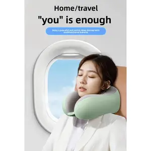 Ergonomic Memory Foam U Neck Pillow, Lightweight Support Travel Pillow for Plane Car Trip Sleep Rest