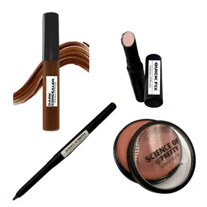 Spring Resting Rich Face Bundle | Science of Pretty | Dark Concealer | Quick Fix | Spring Lip Liner | Spring Blush