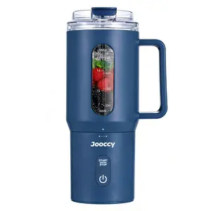 Jooccy Portable Blender for Smoothies & Shakes, 18oz Cordless USB Rechargeable Blender, Auto-Reverse Ice Crushing Power, BPA-Free Detachable Cup – Perfect for Gym, Travel & Busy Mornings