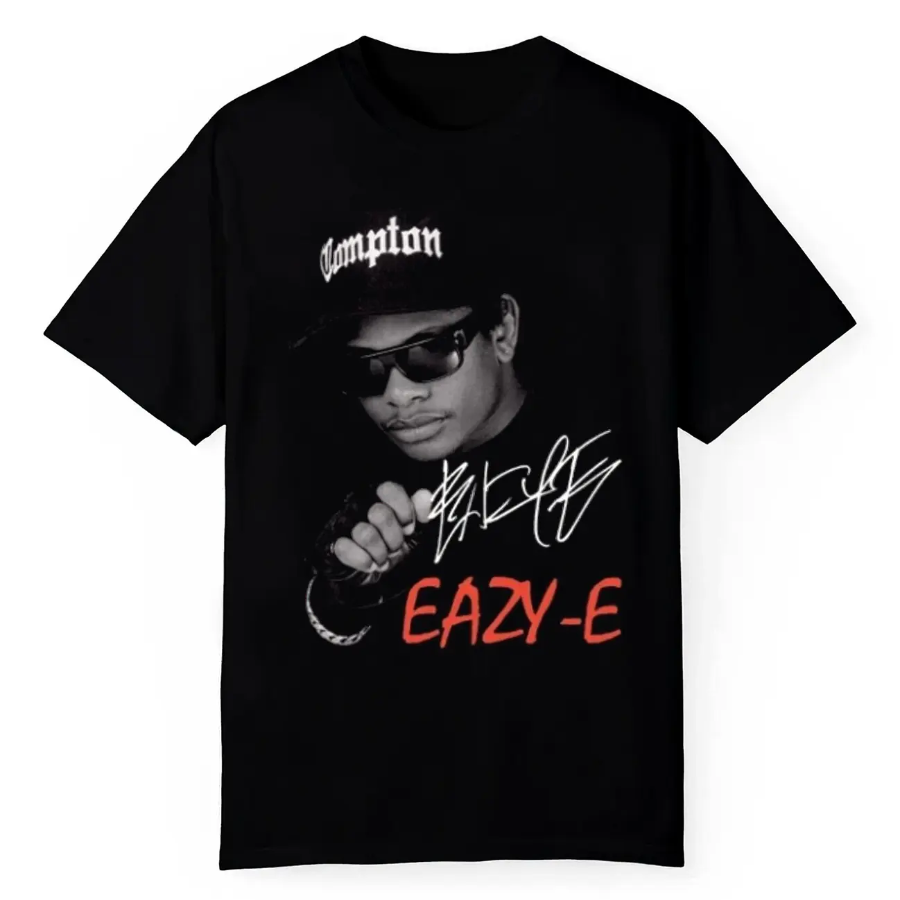 Rapper Eazy E T- Shirt Black Unisex Graphic Print T-Shirt