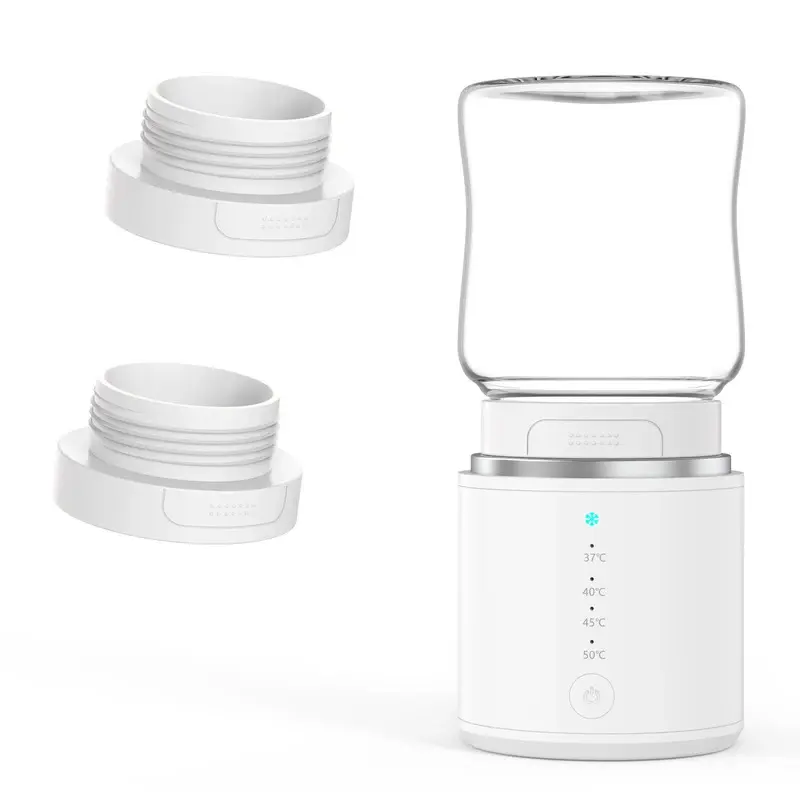Portable Bottle Warmer Travel Baby Bottle Warmer for Breastmilk On The Go Travel Bottle Warmer Leak-Proof
