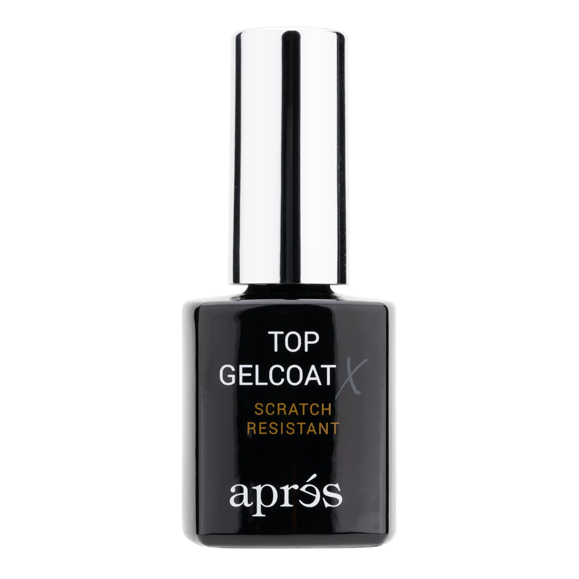 Aprés Nail Top Gelcoat X Non-Wipe Gel - Scratch-Resistant, Elastic, High-Gloss, Buildable, Long-Wearing, Durable, HEMA & TPO-Free Nail Care Polish for Manicures (Single Item)