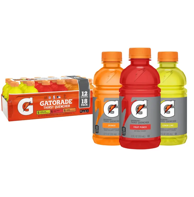 Gatorade Thirst Quencher Sports Drink, Variety Pack, 12 Fl Oz (Pack of 18)