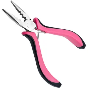 Hair Extension Plier, 3 Holes Mini Plier for  Link Nano Ring opener and  for Professional Hair Styling
